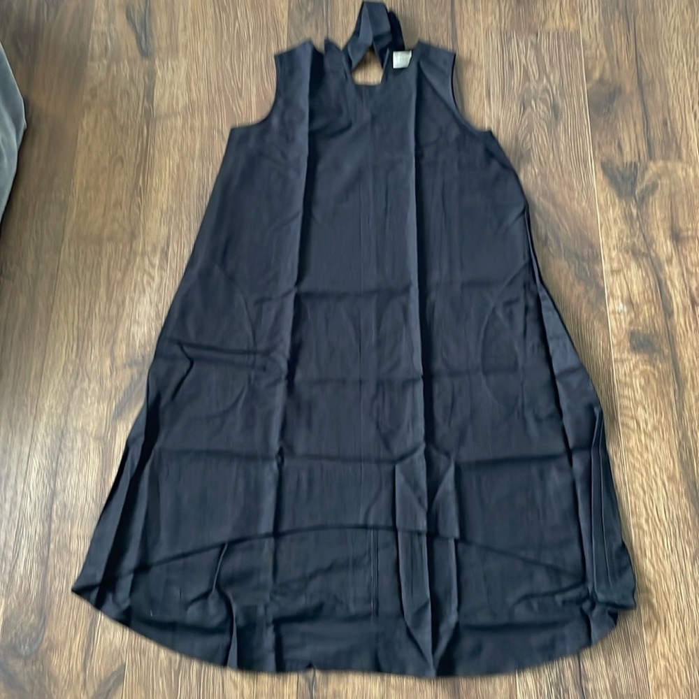 NEW NEVER WORN LUXMII Illya Midi Dress Black size s/m